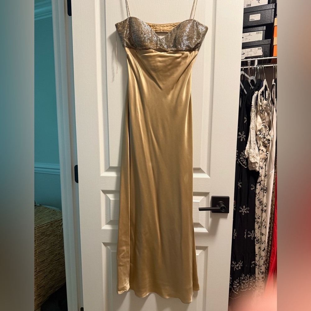 Niteline Sequin Gold Gown
